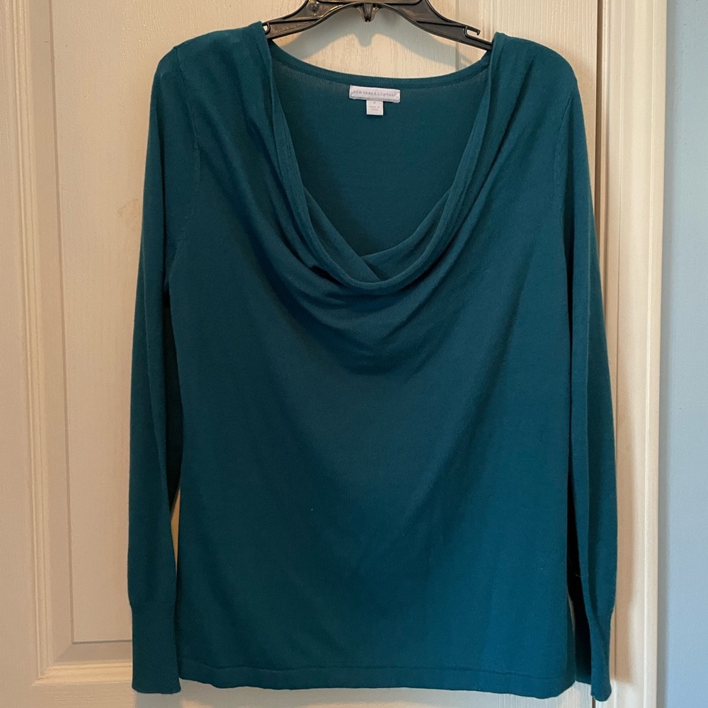 Teal sweater